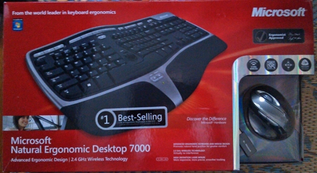 Microsoft Natural Ergonomic Desktop 7000, keyboard, mouse, review