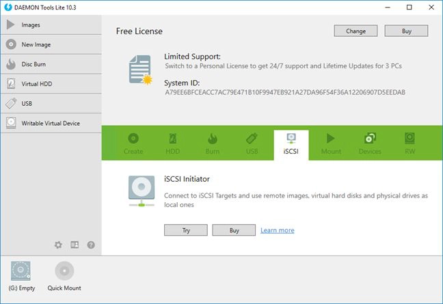 Windows, free, mount, disc, images, programs, ISO, IMG, BIN, files
