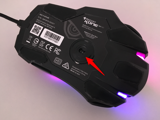 The 12,000 DPI optical sensor found in ROCCAT Kone AIMO