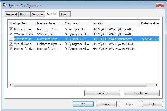 System Configuration, msconfig, Windows