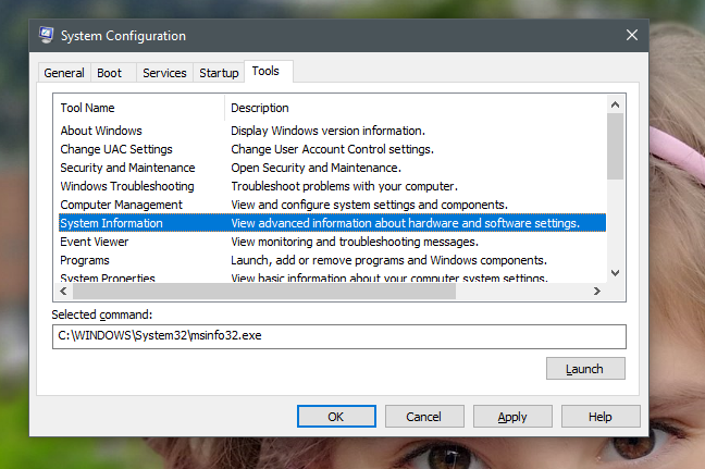 System Configuration, msconfig, Windows