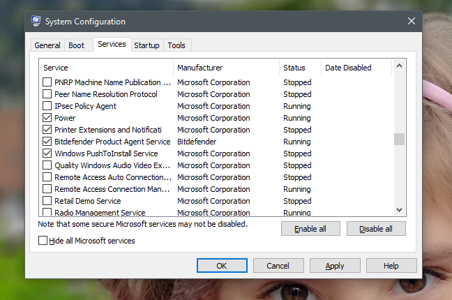 System Configuration, msconfig, Windows