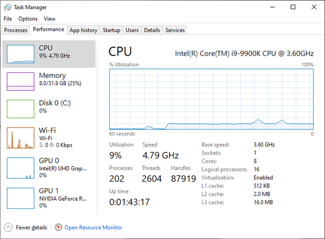 MSI GT76 Titan DT 9SG: The Intel Core i9-990K usually reaches 4.8 GHz