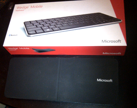 low battery microsoft wedge keyboard