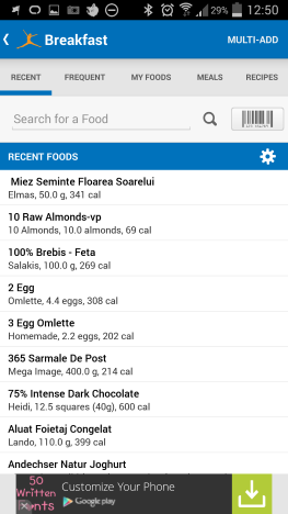 MyFitnessPal, log food, calories, how to