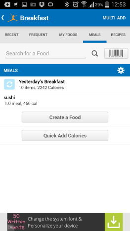 MyFitnessPal, log food, calories, how to