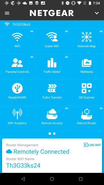 The NETGEAR Genie app