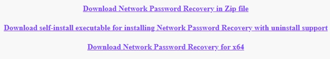 Network Password Recovery, netpass, Windows