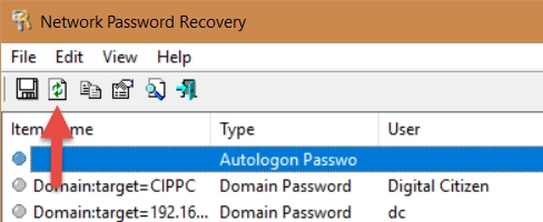 Network Password Recovery, netpass, Windows