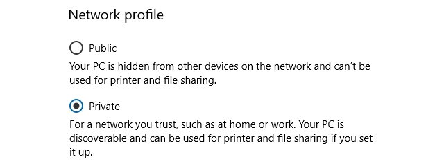Change the Location of a Network from Private to Public in Windows 8.1
