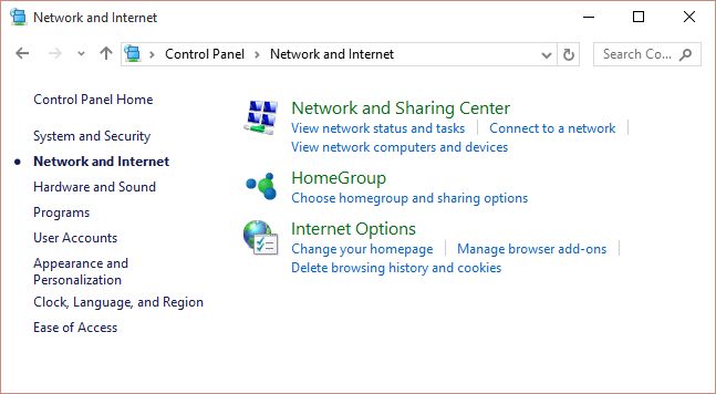 Network, Sharing, Center, Windows, Control Panel