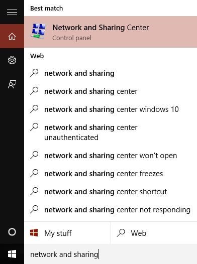 Network, Sharing, Center, Windows, Control Panel