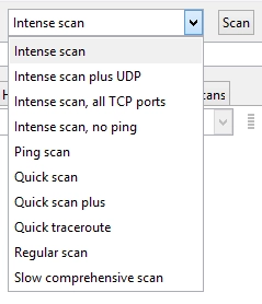 Scan for open ports with Nmap and Zenmap