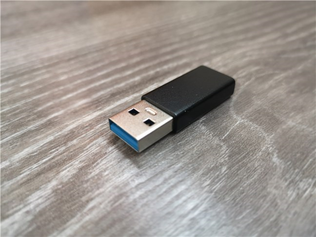 The USB-C to Type-A adapter