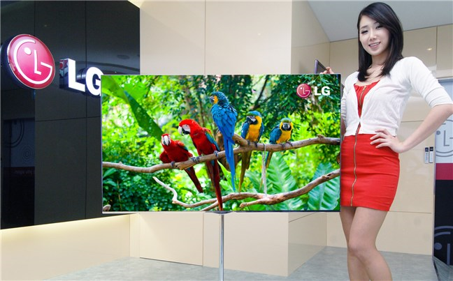 An OLED TV by LG