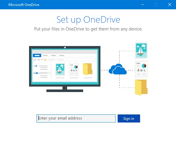 Reconfigure OneDrive from scratch