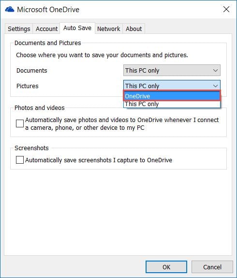 OneDrive, Windows 10, app, features