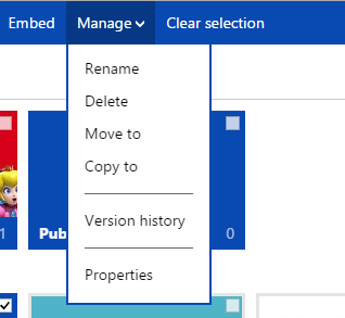 OneDrive, website, manage, view, sort, files, delete, recover