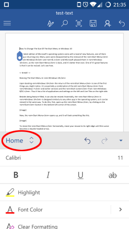 how to delete page on word mobile