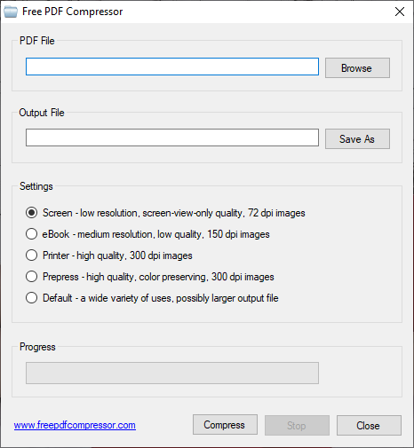 The Free PDF Compressor app
