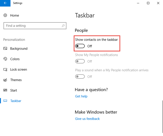 How To Add People Icon On Taskbar In Windows 10 In 2020 People Icon