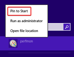 Pin to Start in Windows 8.1