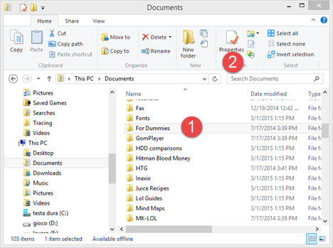 ownership, permissions, files, folders, change, users, Windows 8.1