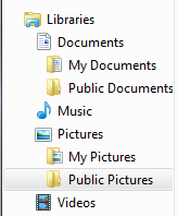 The Public Folder in Windows and how to use it for sharing