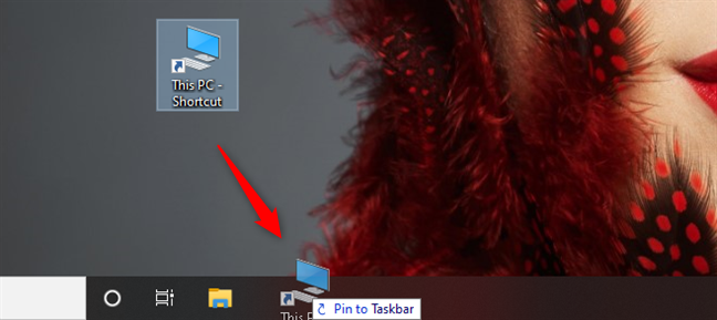 Pin This PC to the taskbar