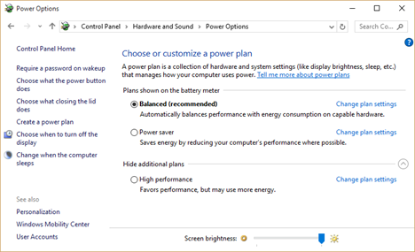 Power Plan, Create, Custom, Windows