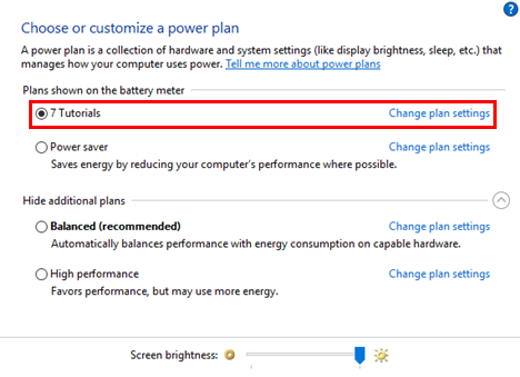 Power Plan, Create, Custom, Windows