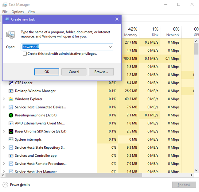 Launch task