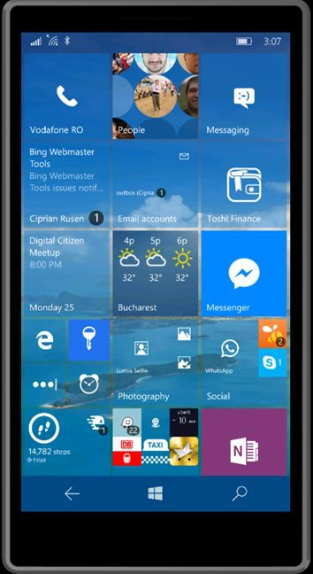 Project My Screen, Windows, Lumia 950, USB-Type C, Windows 10 Mobile