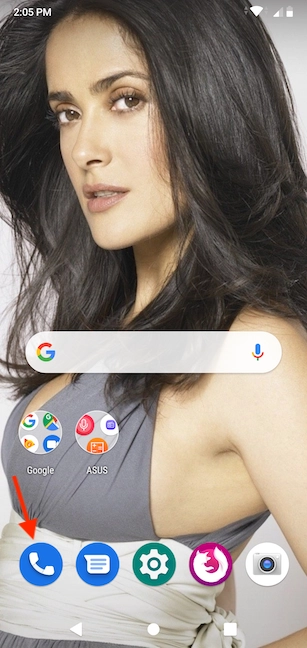 Access the Phone app