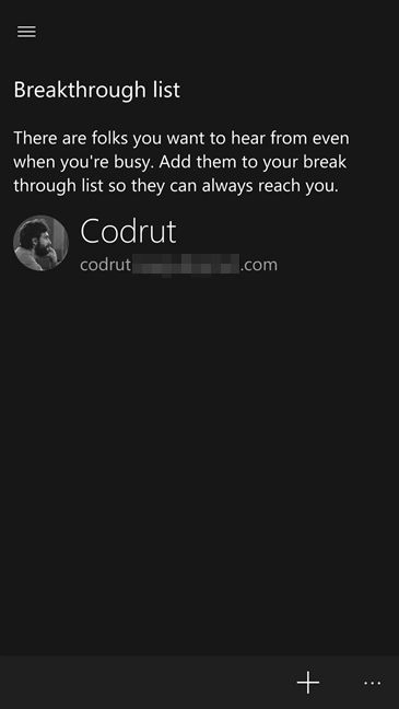 Windows 10 Mobile, Quiet hours, enable, configure, start, stop, notifications