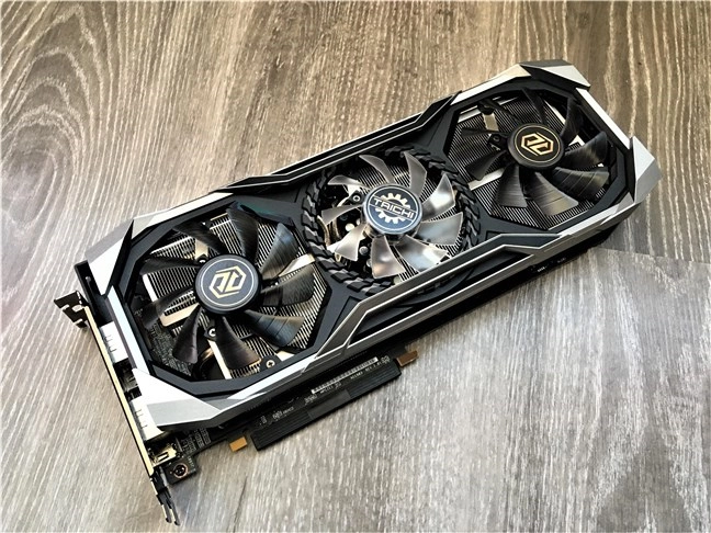The fans on the ASRock Radeon RX 5700 XT Taichi X 8G OC+