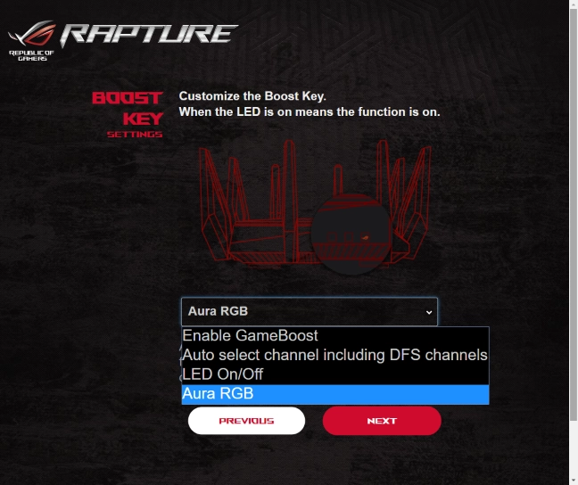 Setting the Boost Key