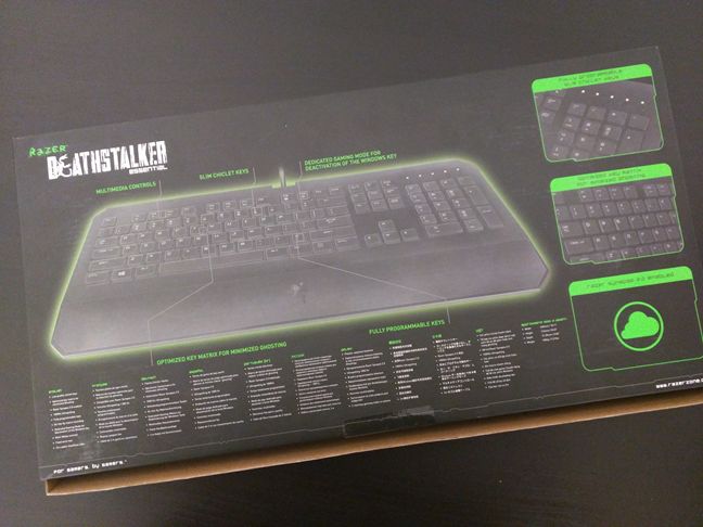 Razer DeathStalker Essential, gaming, keyboard, review