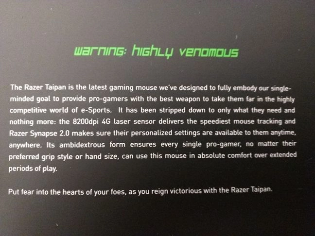 Razer Taipan, gaming, mouse, ambidextrous