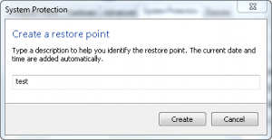 System Restore
