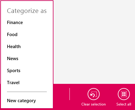 Windows 8.1, reading list, app, read later, add, content, categorize