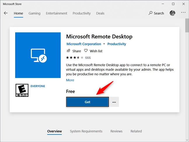 Installing the Microsoft Remote Desktop client