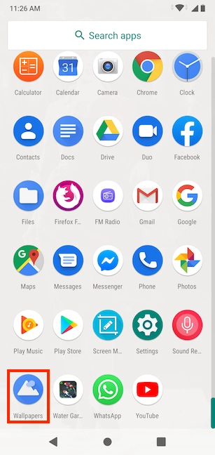 Find the app you want to remove