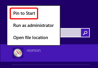 Pin to Start in Windows 8.1
