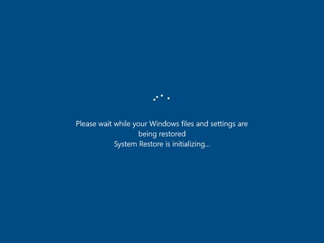 Windows, System Restore