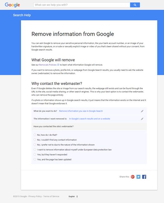 report, revenge, porn, Google, remove, links, pictures, videos