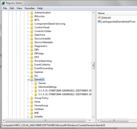 Registry Editor