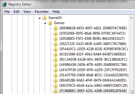 Registry Editor
