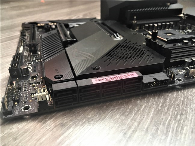 ASUS ROG Crosshair VIII Hero (Wi-Fi) can fit two M.2 SSDs and eight SATA drives