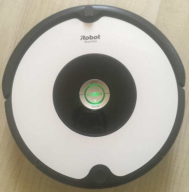 Top view of the iRobot Roomba 605